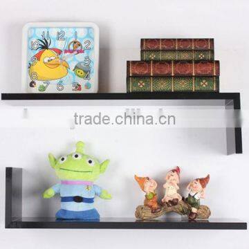 black color wall shelf unit cubes