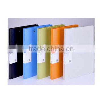 New design products, A4 PP folder file with clip, office clip file folder