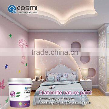 Kids Room Wall Sticker by Diatomite Paint,100% Healthy and Lasting 30 Years