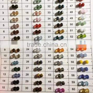 Glass beads transit DIY beaded crystal Bianzhu braid bracelet necklace accessories