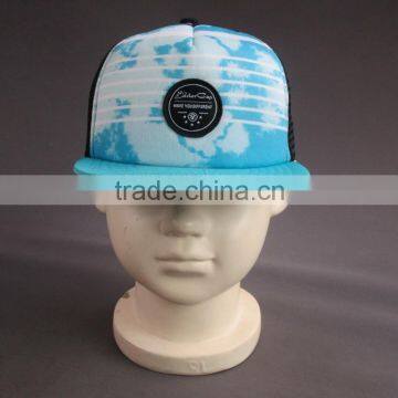 Hot Sale Custom 5 Panel Trucker Cap With Woven Badge photo-2