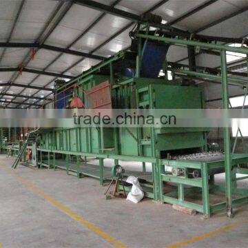 Particle board production line machine