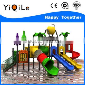 YIQILE large plastic water slide for sale happy intex slide water slide durable commercial water slide