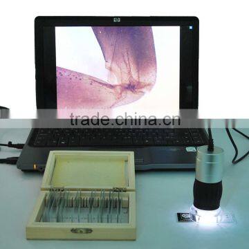 40X~240X 1.3MP MDA1300R portable USB microscope with reticl measurement function for education and research