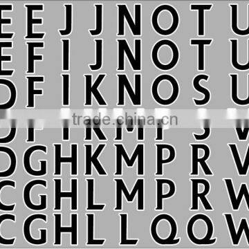 high quality alphabet letter iron on heat transfer motifs