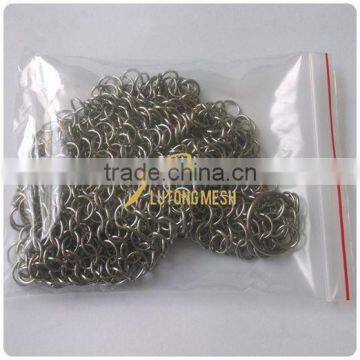 stainless steel chainmail scrubber