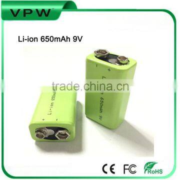 Cordless Drill Rechargeable 650mAh 9V Li-ion Battery Li-polymer battery