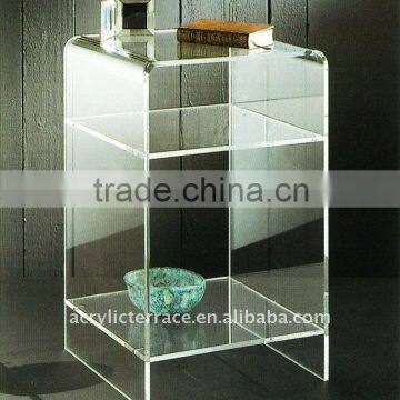 3-tiers Frosted Perspex/Acrylic end table LZ1310080728