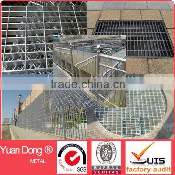 Anping hot dip galvanized serrated steel grating / 32x5 steel grating