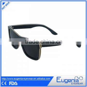 2014 best quality eu style bamboo and wood sunglasses