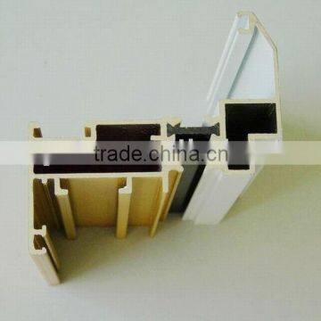 White Powder Coated Aluminum Window Profiles