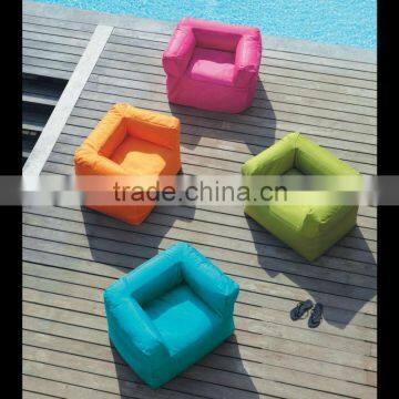 Cool square bean bag chair ,outdoor arm chair