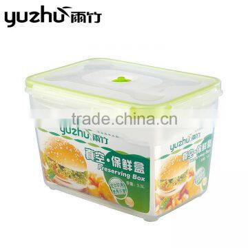 Compact Low Price Top Quality plastic food container rectangular with lid