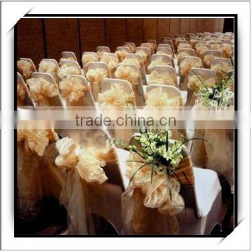 50 Pcs Champagne Spandex Chair Cover For Wedding-J02924