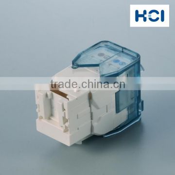 Network Solution Cat 6 UL 180Degree UTP RJ45 Connector Modular Keystone Jack