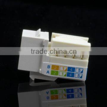 Network Solution Cat 6 UL 90Degree 110 IDC RJ45 UTP Modular Keystone Jack photo-6