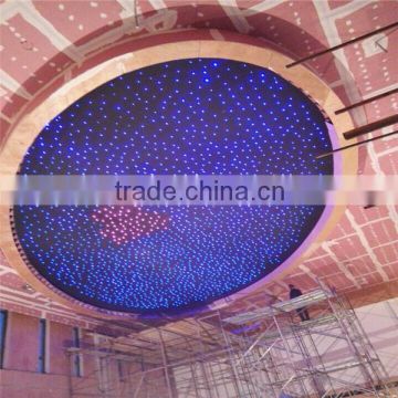 China 12 years experience luxury hotel banquet sky ceiling fiber optic curtain