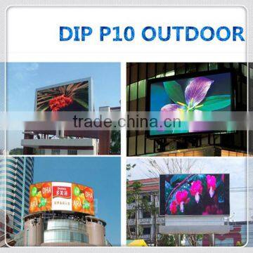 DIP P10 full color outdoor led display screen/advertising display