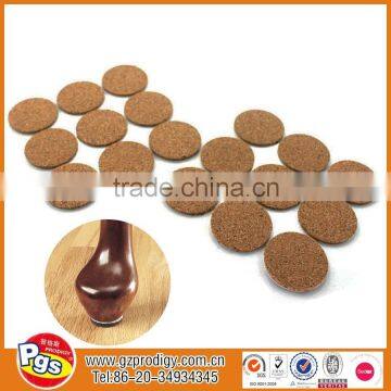 adhesive cork pads with permanent glue cork protector pads