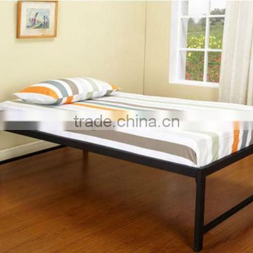 Twin size metal day bed with trundle bed