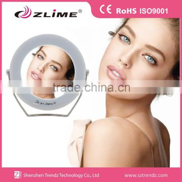 Zlime ZL-M1306 table top fashion cosmetic makeup mirror with lighted