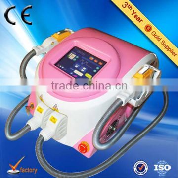 New portable shr+ipl beauty equipment for hair removal (CE)