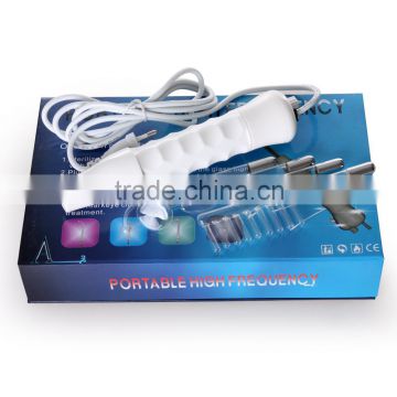 Home Use Portable facial rejuvenation machine with violet ray wand