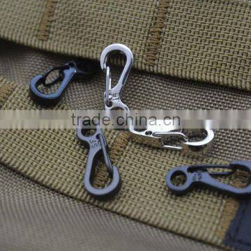 China Mini Precise zinc alloy Spring Snap Hook Carabiner