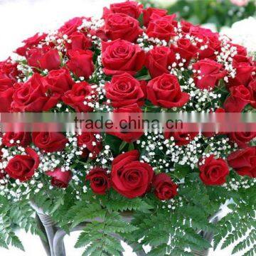 Reasonable price hot sale rose wedding bouquets