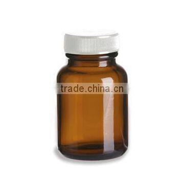 Glass Amber Packer 60ml With White Cap