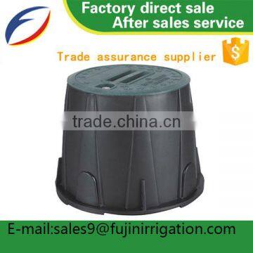 Strong plastic garden irrigation system valve box