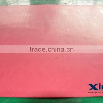 Red Heat Resistant Natural Rubber Sheet Used For Mining Machine