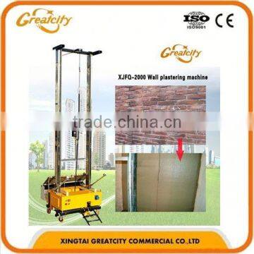 High efficiency motar cement rendering machine for wall