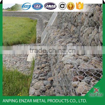 Gabions and Mattresses Retaining Wall / Hexagonal Gabions Sea Defence