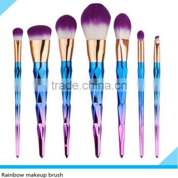 Rainbow spiral handle makeup brush Support wholesale and retail