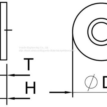 Circular Bubble Level Vial for Base or Electronics