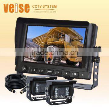 truck rear view cameara system LCD 7 inch montior camera for Scania truck part