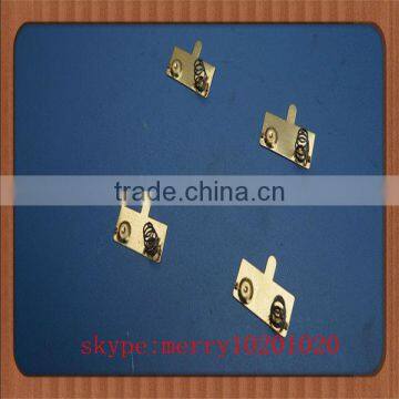 battery contact and spring and to pcb