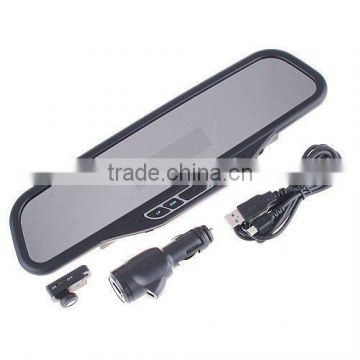 Bluetooth Rearview Mirror Car Handsfree Music FM kit