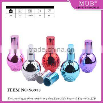 Wholesale 10ml Mini Bear Shaped UV Gel Colored Aluminum Atomizer Perfume Spray Glass Bottle photo-4
