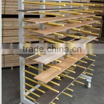 drying rack trolley for painted wooden panels