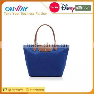 Fashionable Large Shoulder Foldable Tote Bag With Snap Closure