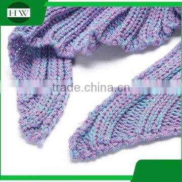 Christmas Gift Super Soft Fibers Warm Baby Kids Children Crochet Blanket Mermaid photo-5
