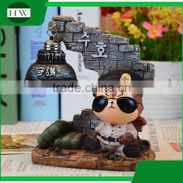 resin decorative mini cartoon battery animal led night lamp light