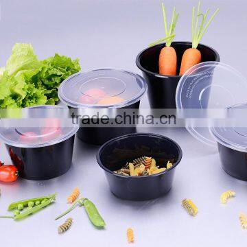 Plastic Round Meal Preparation Container / Food Saver With Clear Lid, Leak Proof, Microwavable Plastic Food photo-6