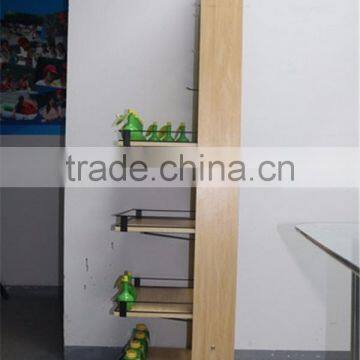 High Quality Spinning Wood Display Rack For Juice
