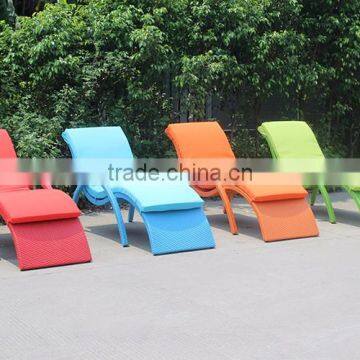 Wicker Rattan Swimming Pool Lounge Chair / Beach Sun Lounger / Swimming Pool Chair photo-6