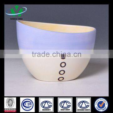 bowl shape handpaint hand made vase ceramic for decoration