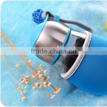 Wholesale Creative Big Belly Penguins Cup Glass Cup Diving Silicone Strap Penguin Tea Glass photo-5