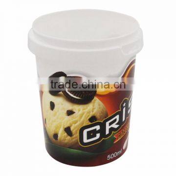 Round Ice Cream Container With Lid,Ice Cream Pints,Ice Cream Tubs Wholesale photo-4